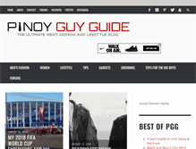 Tablet Screenshot of pinoyguyguide.com